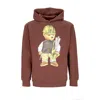 Market Workshop Teddy Bear-print Hoodie In Brown