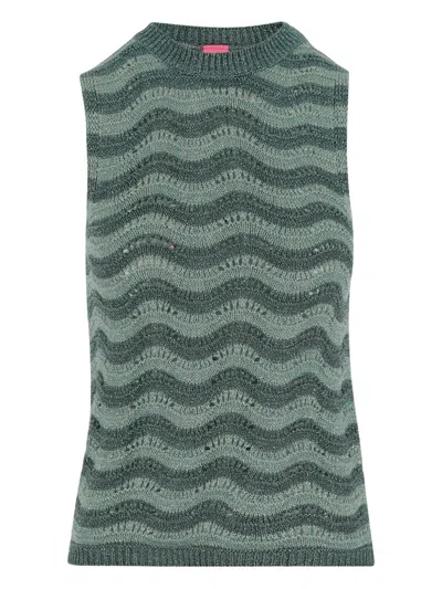 Market Metallic-threading Tank Top