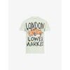 Market Ns Green  X London Flower  Graphic Short-sleeve Cotton-jersey T-shirt