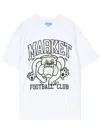 Market Offensive Line Uv Cotton T-shirt In White