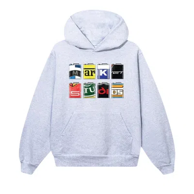 Pre-owned Market Oil Can Hoodie 'ash Grey' | Men's Size L In Gray