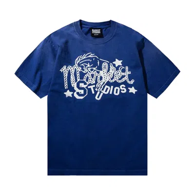 Pre-owned Market Old West Studios T-shirt 'skipper Blue' | Men's Size S