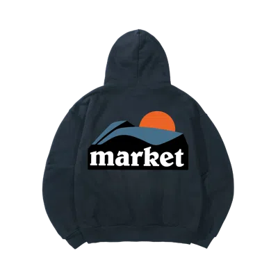 Market On The Horizon Hoodie In Black