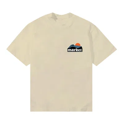 Pre-owned Market On The Horizon Tee 'ecru' | Cream | Men's Size L In White