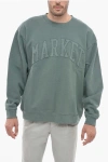 Market Oversized Fit Crew-neck Sweatshirt With Embossed Logo