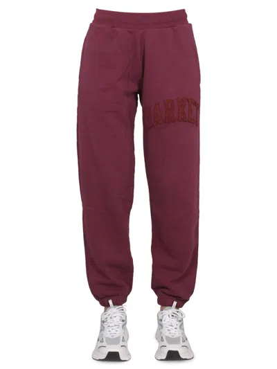 MARKET PANTS WITH APPLIED LOGO