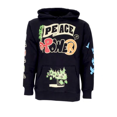 Market Peace And Power Men's Hoodie Black