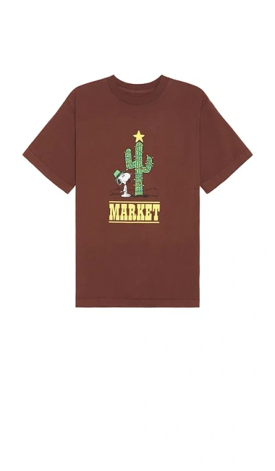 Market Peanuts Desert Start T-shirt In Brown