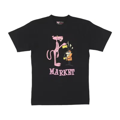 Market Pourover Tee X Pink Panther Black Men's T-shirt