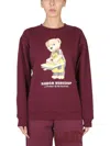Market Random Workshop Bear Sweatshirt Unisex In Red