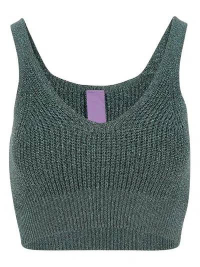 Market Ribbed-knit Tank Top