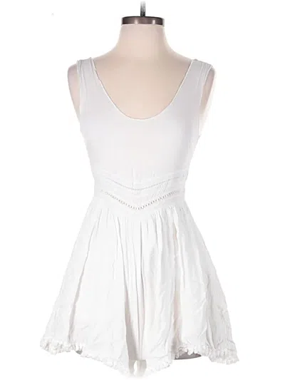 Pre-owned Market Romper In White