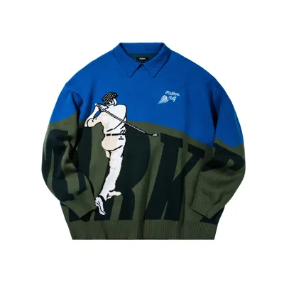 Market Rugby Knit Polo In Swing
