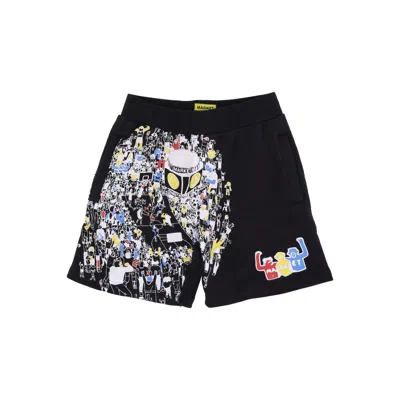 Market Short Tracksuit Pants Men's Sweatshirt World Basketball Game Sweatshorts X Smiley Black