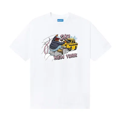Pre-owned Market Ski Nyc T-shirt 'white' | Men's Size Xl