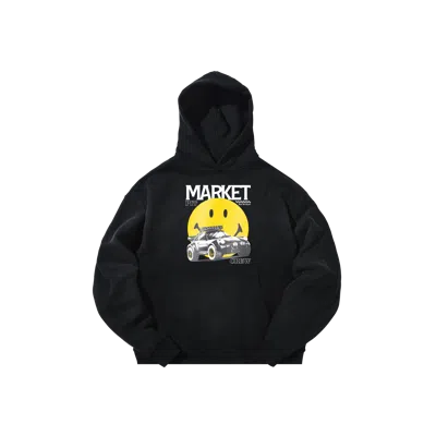 Smiley All Four Hoodie In Black from Market