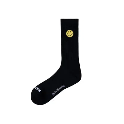 Pre-owned Market Smiley Badge Socks 'black'
