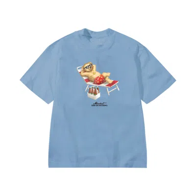 Pre-owned Market Smiley Bearly A Care T-shirt 'dusk Blue' | Men's Size S