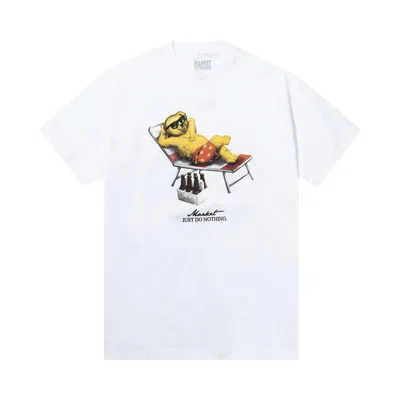 Pre-owned Market Smiley Bearly A Care T-shirt 'white' | Men's Size Xl
