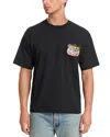 Market Smiley Burnt Rubber Graphic Tee In Black