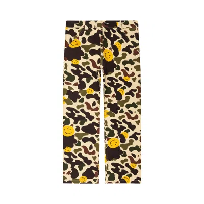 Pre-owned Market Smiley Camo Cargo Pants 'woodland' | Multi-color | Men's Size 32