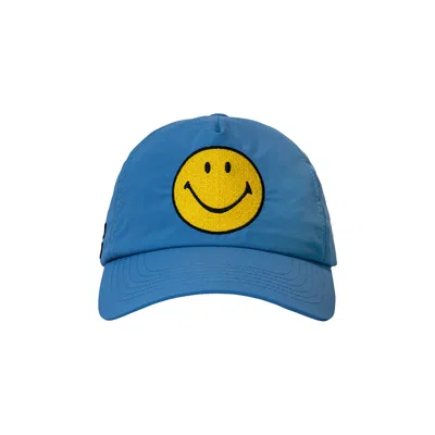 Pre-owned Market Smiley Classic 5 Panel Hat 'blue' | Men's Size Onesize