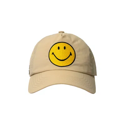 Pre-owned Market Smiley Classic 5 Panel Hat 'natural' | Cream | Men's Size Onesize In White
