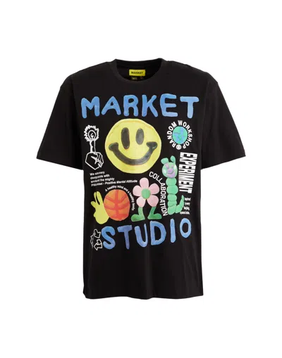 Market T-shirts In Black