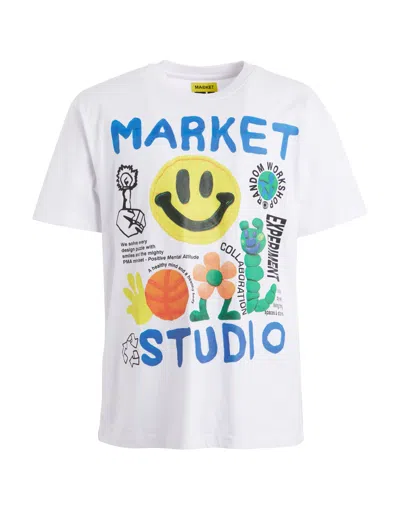 Market T-shirts In White