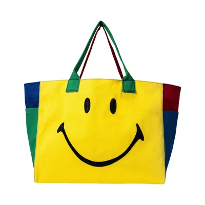 Pre-owned Market Smiley Colorblock Tote Bag 'multicolor' | Multi-color | Men's Size Onesize