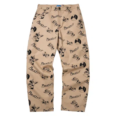 Market Smiley Cubism Double Knee Pant In Brown