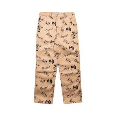 Pre-owned Market Smiley Cubism Double Knee Pant 'khaki' | Tan | Men's Size Xxl In Brown