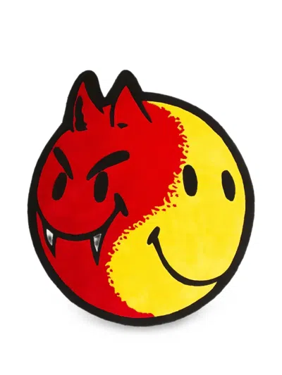 Market Smiley Devil Rug In Multi
