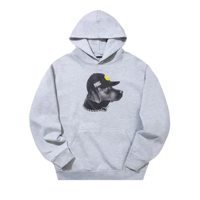 Pre-owned Market Smiley Dog Got Style Hoodie 'ash Grey' | Men's Size L In Gray