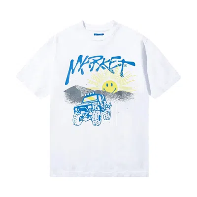 Pre-owned Market Smiley Dumont T-shirt 'white' | Men's Size S