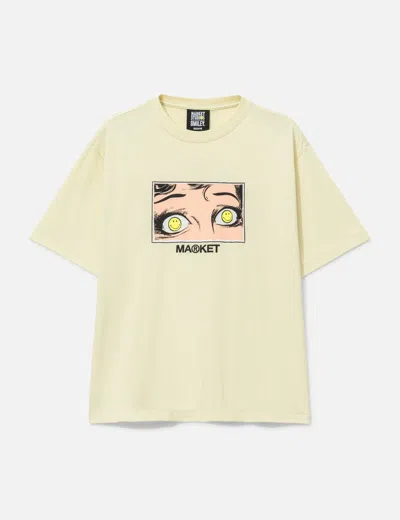 Market Smiley Eye See You T-shirt In Neutral