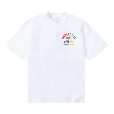 Pre-owned Market Smiley Foul Play Tee 'white' | Men's Size Xl