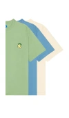 Market Smiley Fruit 3 Pack T-shirt In Green