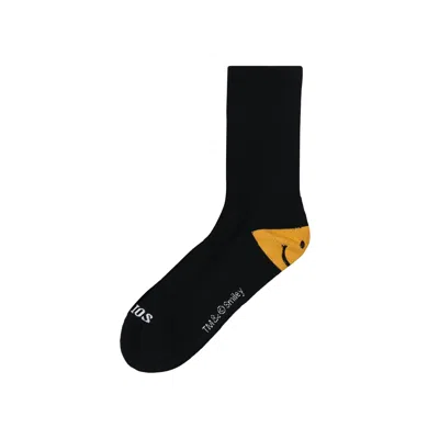 Pre-owned Market Smiley Heel Socks 'black' | Men's Size Onesize