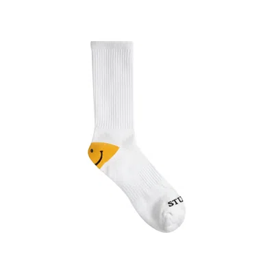Pre-owned Market Smiley Heel Socks 'white' | Men's Size Onesize