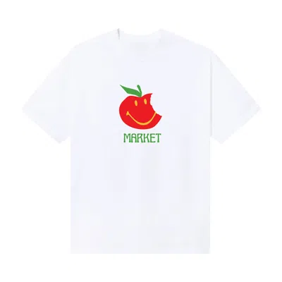 Pre-owned Market Smiley Honeycrisp T-shirt 'white'