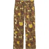 Market Smiley® In Hiding Camo Cotton Twill Workwear Pants In Camo