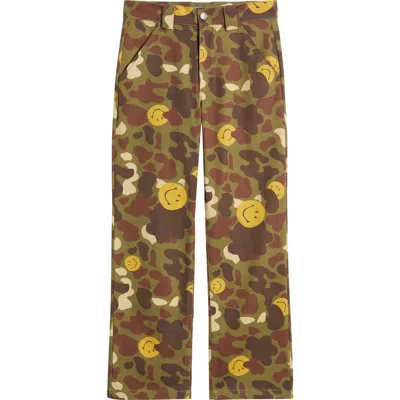 Market Smiley® In Hiding Camo Cotton Twill Workwear Pants