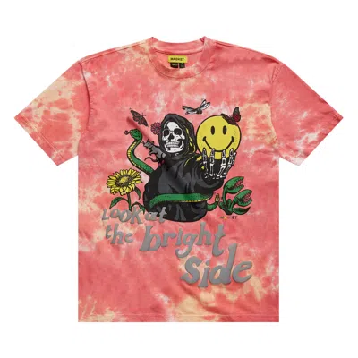 Pre-owned Market Smiley Look At The Bright Side Tee 'pink Tie-dye' | Men's Size L