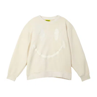 Pre-owned Market Smiley Oversized Crewneck 'cream'
