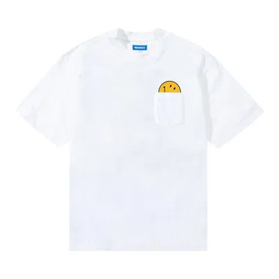 Pre-owned Market Smiley Peek-a-boo Pocket T-shirt 'white' | Men's Size S