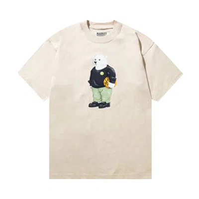 Pre-owned Market Smiley Polar Bear T-shirt 'wood Ash' | Brown | Men's Size S