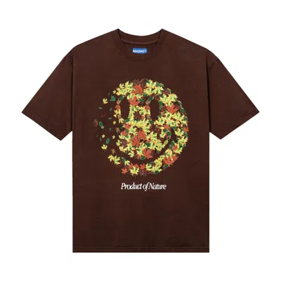 Pre-owned Market Smiley Product Of Nature T-shirt 'acorn' In Brown