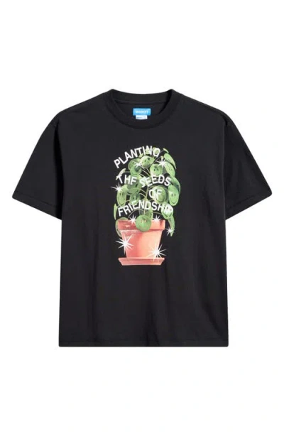 Market Smiley® Seeds Of Friendship Graphic T-shirt In Black