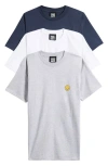 Market Smiley® Studios 3-pack Assorted Cotton T-shirts In Multi